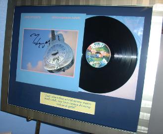 Framed Dire Straits LP